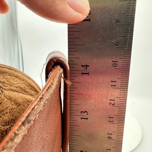 Villano Men Size Mex 28.5 US 10 Brown Colorblock Leather Pull On Western Boot - Picture 12 of 14